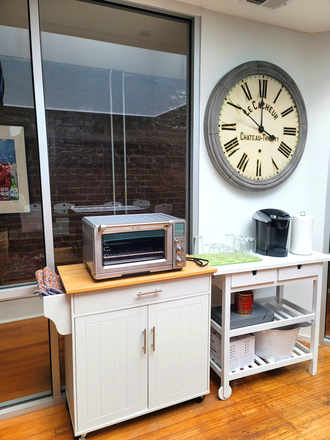 commons coffee and toaster area - Fully furnished executive high end 2BDRM/2BA, All included - utilities, cleaning, wash and fold Apartments