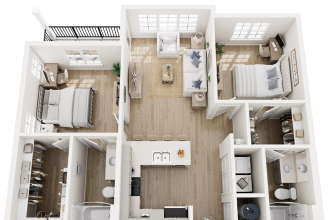 Floor Plan Overview - The Belle at the Lamar