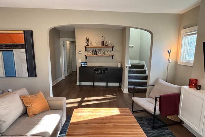 Living room - 4 bed 2 bath unit Duplex