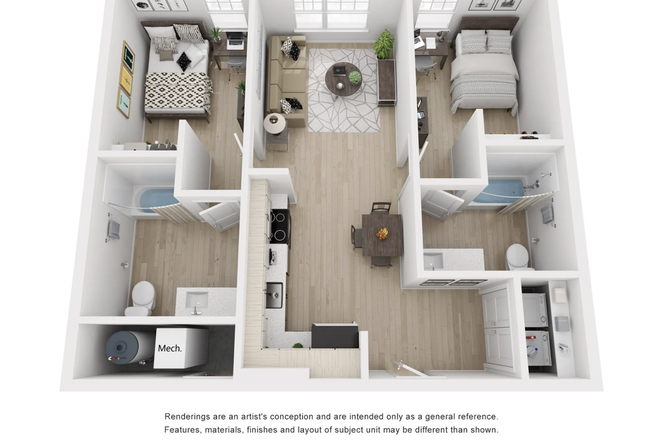 Floor Plan - Looking for Roommate to Occupy Private 1B1B
