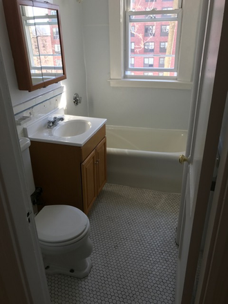 Visit hubrealtyproperties.com - Handy 2 bedroom apartment, with large renovated kitchen and a deck