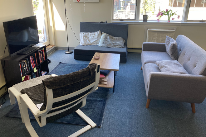 Living Room - 1 Bedroom Harvard Housing Apartment - Furnished, Spacious, 5 minutes from Harvard Yard