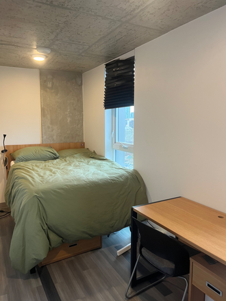 Bed with large amount of storage under it - CampusOne private Studio