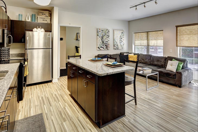 Living room Example - Chauncey Square Apartments