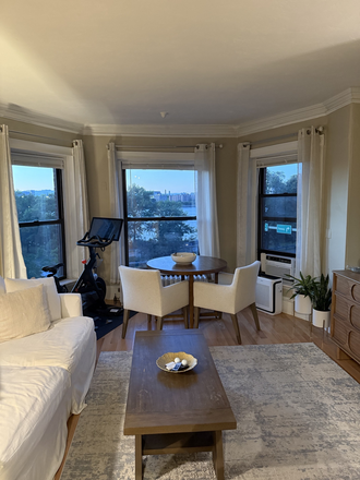 Livingroom - 1 Bedroom on the Charles River - On BU Campus