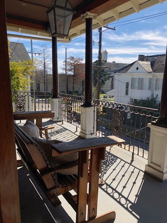 Private Balcony - Furnished apartment - Corner of Loyola & Jefferson – Walk to Tulane/Loyola