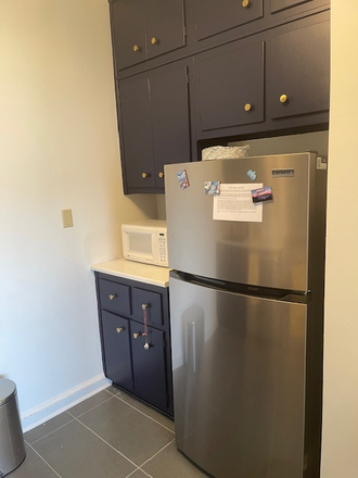 kitchen with new appliances - Sunny, Private Furnished One Bedroom Apartment Now Available-Close to JHU!