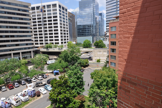 Balcony View - PRIME  ROSSLYN  LOCATION FURNISHED Spacious 2 Bedrooms Apartment  SF Close Rosslyn Metro, GU, GWU