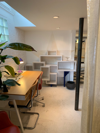 study from entry - One Bedroom Garden Apartment