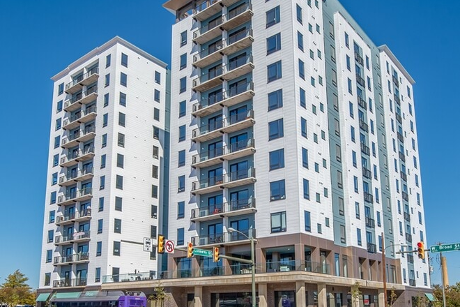 Outside look on the building from broad st - Ascend RVA Apartments