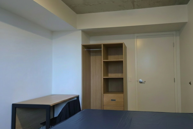 Bedroom - 1 Furnished Bedroom at CampusOne Student Residence | 3 Bedroom Unit | Summer Sublet