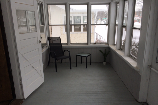 Porch - Cute and Clean updated 4 bed, 2 bath student house in Mac-Grove, AC, tile, 2-car garage