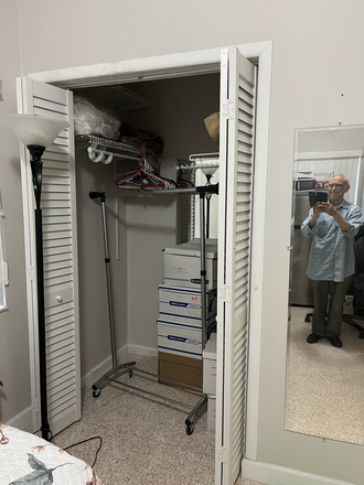 Closet - Room with House Bathroom to be Shared. House in the Roads section near Brickell Area.