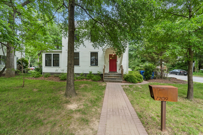 Street View - 7209 Dartmouth Ave - Beautiful Modern Home In Old Town, College Park!