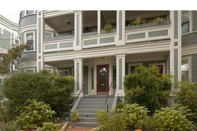outside of the condo - furnished 3-bedroom, 2-bathroom at Harvard Square, with parking, available as of August 1, 2026 Condo