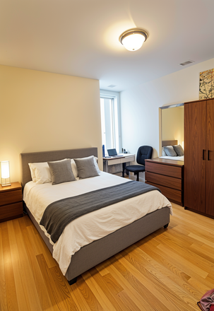 . - *NO BROKERS FEE!* Sunny and bright 2 bedroom/1 bathroom apartment close to campus