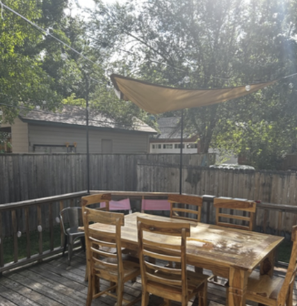 Outside patio - The Igloo House