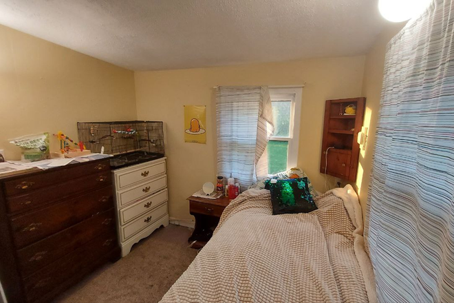 bedroom, furnished (minus the white cabinet) - Walking distance from Storrs campus - woman Grad student / faculty member only please House