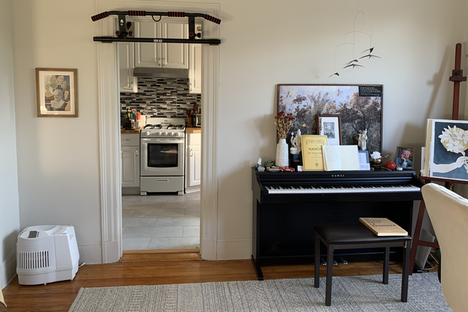 Living Room - 1 Bedroom Apartment at 60 Fenway - Available 1/1/26 - Close to Campus!