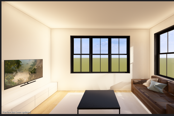 Living room. - BRAND NEW CONSTRUCTION 6-Bed 6-Bath in Mission Hill! Duplex