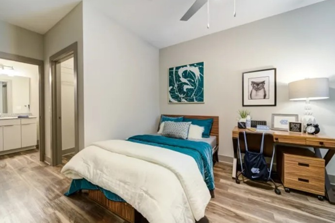 bedroom sample picture from Union Apts  - - the room / townhouse for the lease is yet to be assigned by the leasing office - Union Chapel Hill Townhome