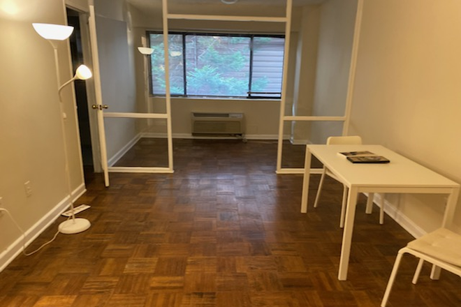 Back of Unit 1 - Both Units are available Now. Studio Apartment in the GW campus area. At The Preside