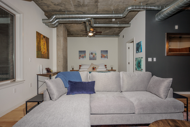 Living Room - Furnished Premium Boulder Stay:  Loft w Secure Access, Wifi, All Amenities