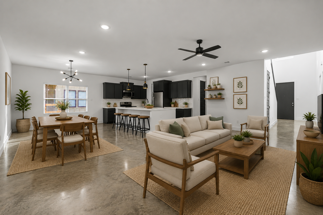 Main Living - Modern and Spacious 4 Bed/4.5 Bath- Highly Desired with Sleek Architectural Design (Close to Campus)
