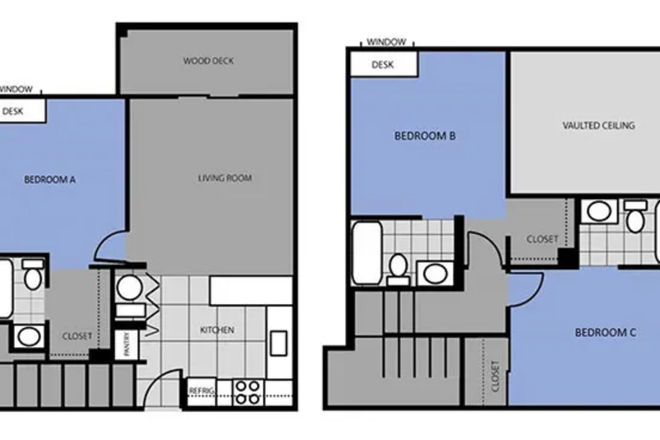 Floorplan (message for more photos) - Highland Village Apartments