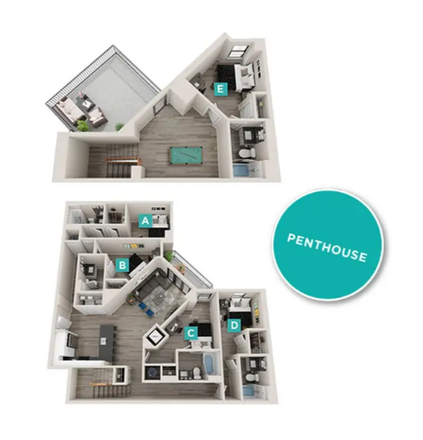 Floor plan - The Standard Apartments