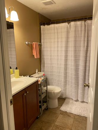 bathroom - Beautiful Goss Grove apartment available for sublease spring semester (rent negotiable)