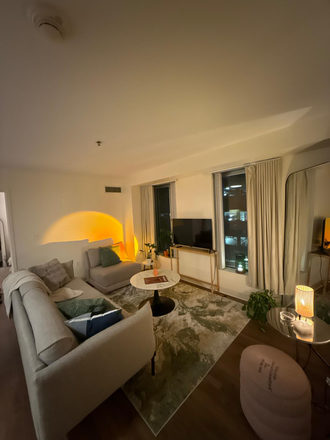 Living Room - One Western Avenue, close to HBS, SEC, HKS, Harvard Square Apartments