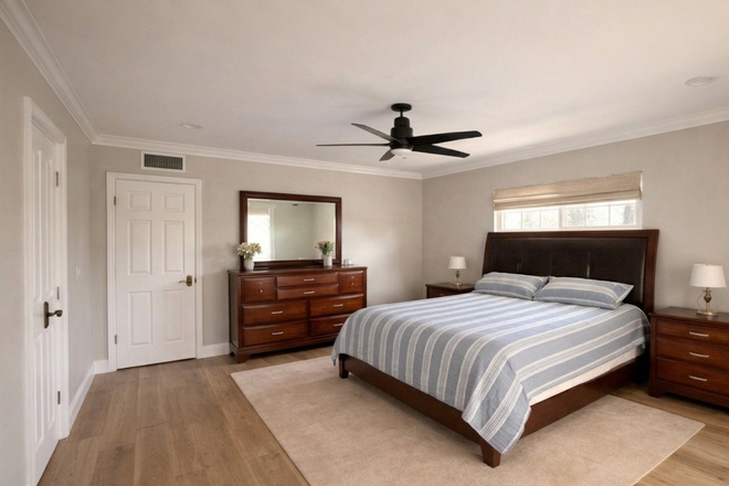 Oversized primary bedroom big enough for 2 beds w/Ensuite bath - 4 Bedroom Home Completely Updated- 7 mins. to Rinker campus