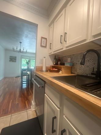 Kitchen - Modern Appliances - Tastefully Modern Furnished Townhouse W/A Serene Riverside Backyard