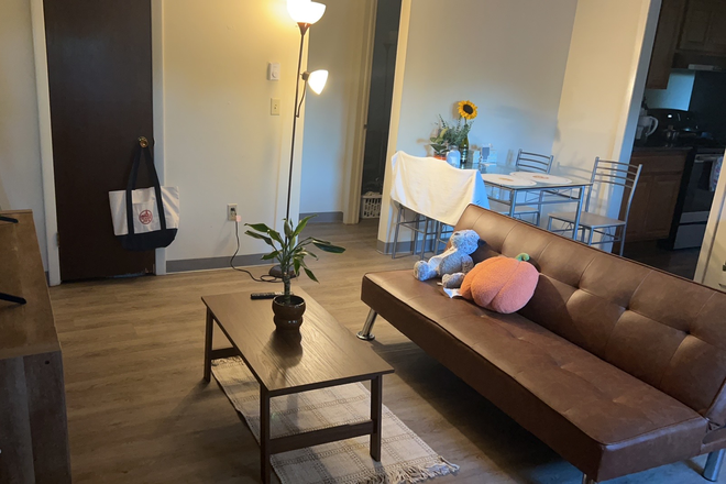 living room - July 15 - One bedroom apartment- Amherst