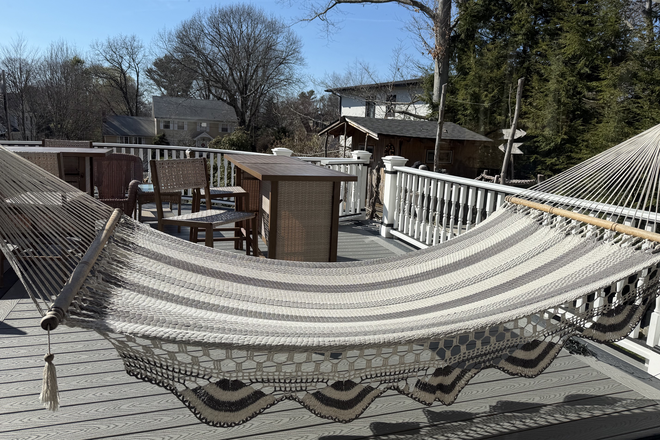 Front deck - Spacious 3BR home 20 min from Cambridge