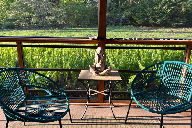 Zen den porch - INCREDIBLE LOCATION! Top Floor of House with a Spacious One Bedroom, O