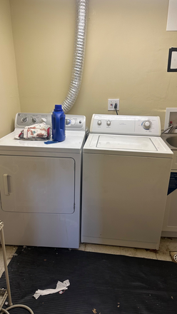 The washer and dryer - Room sublet for June 450(negotiable) 1.1 miles from campus House