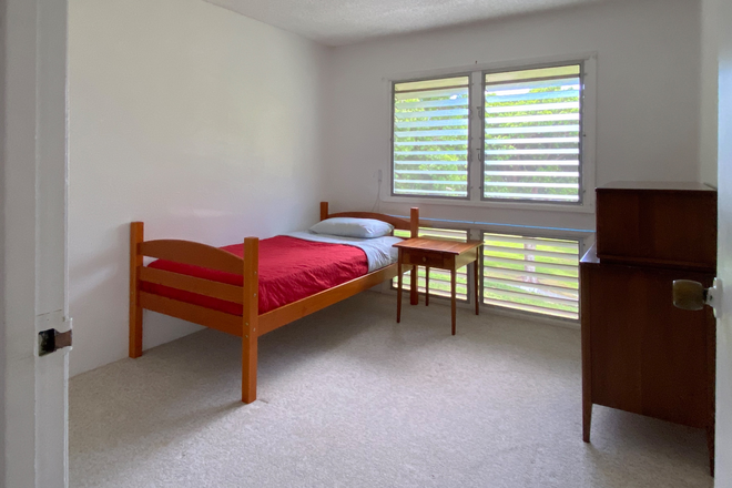 Bedroom - For rent: Private room & bath, with garden view, pool access, & carport parking spot Townhome