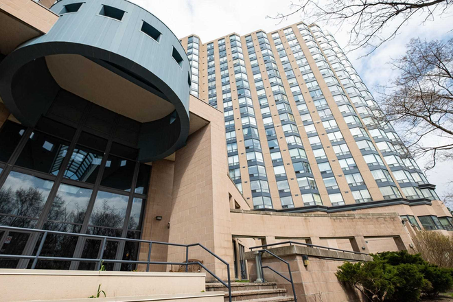 Back Entrance - 1-Bed Condo w/ Gym, Pool, Parking, in-suite Laundry – 5mins from Weston GO & UP Station