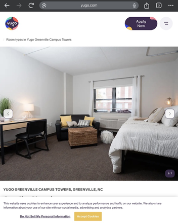 bedroom - Cozy Studio practically on Main Campus