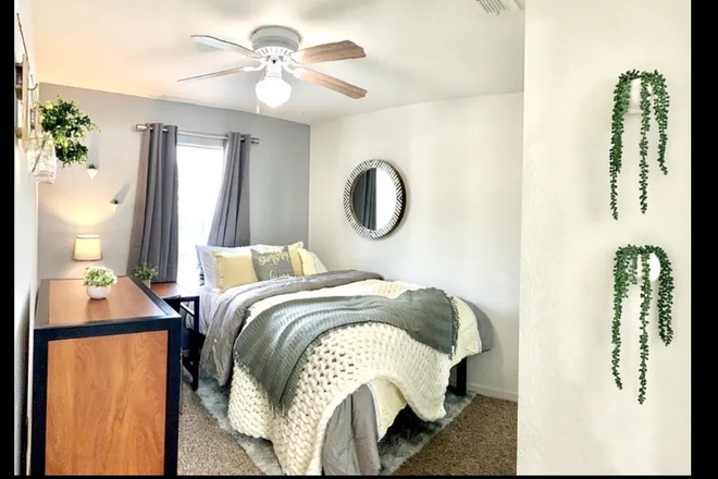 Furnished Bedroom Example - Campus Crossings on Alafaya Apartment 1032B (FEMALES ONLY)(Contact number for info about rent)