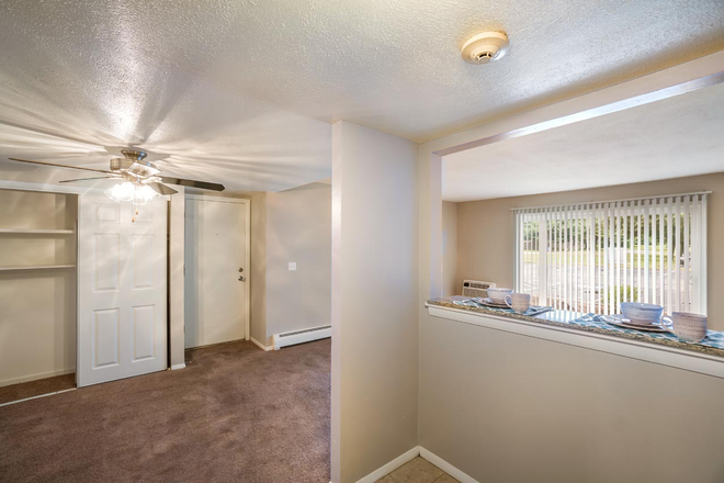Pic from inside kitchen looking toward living room. (Stock from website) - Bayside Country Club Apartments