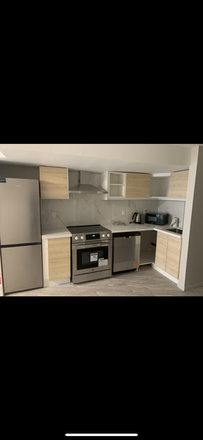 Kitchen - 🏠 Newly Renovated 1-Bedroom Basement Apartment — Ideal for Students