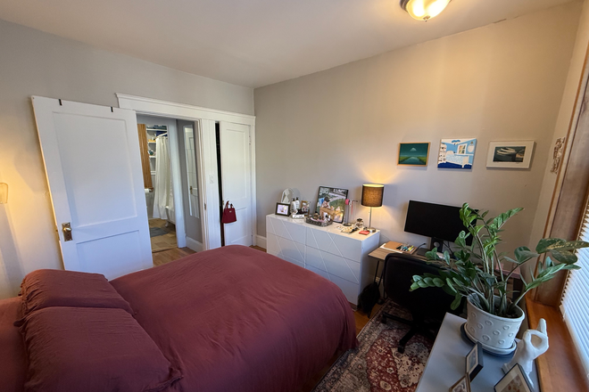 bedroom view - NO FEE OR SECURITY DEPOSIT One bedroom in prime location heat and hot water included