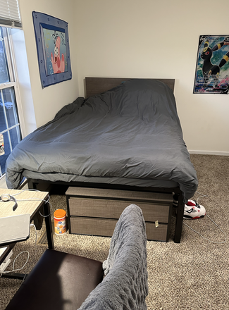 The actual bedroom for lease - Redpoint West Lafayette