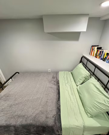 Bedroom area - MODERN BASEMENT STUDIO APARTMENT