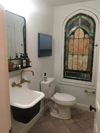 Powder Room - 1 Bedroom Available in Beautiful Historic Female Occupied Charles Village Home