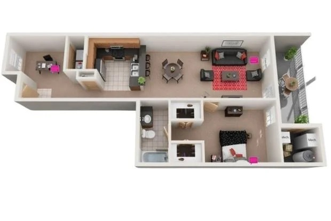 Floor plan - The Bluff at Waterworks Landing