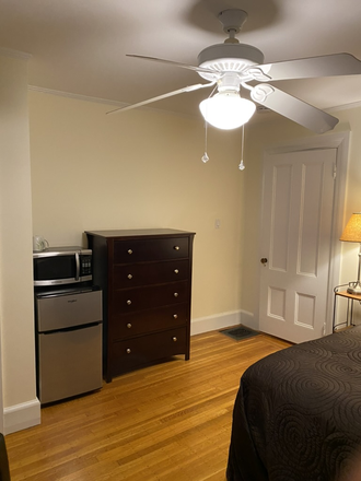 Bedroom - with personal mini Frig. and microwave - Furnished Private Room Condo